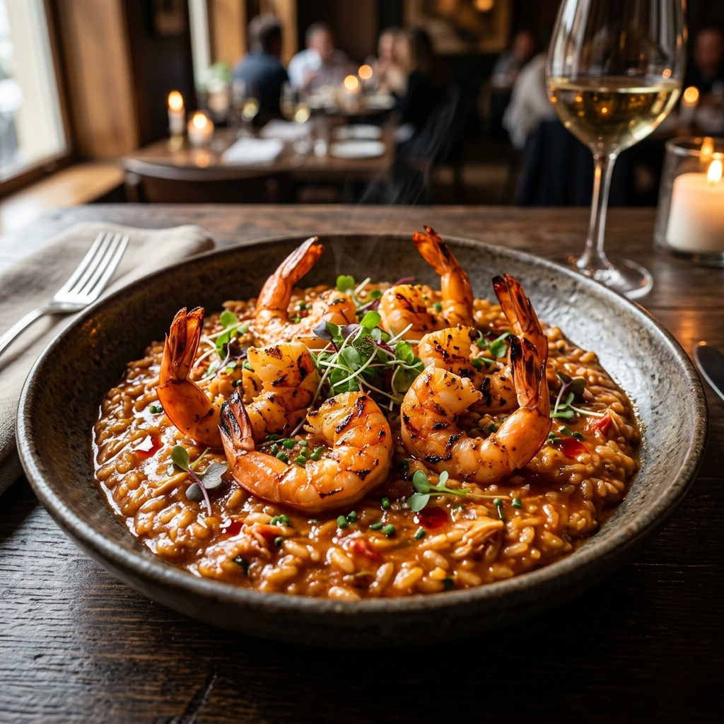 Gambas al Cognac en Spezia